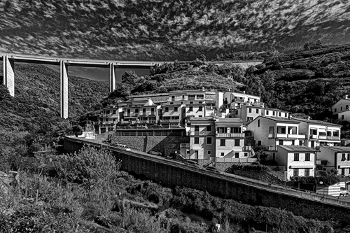Canon 5D Mark II,cyfrowo,czarno - białe,galeria,krajobraz,Riomaggiore
