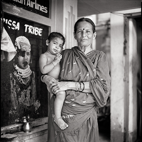 czarno - białe,galeria,Indie,na błonce,Orissa,portret uliczny,Puri,trochę tekstu,wyprawa