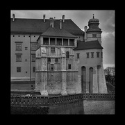 architektura,czarno - białe,galeria,Kraków,na błonce,szuflada