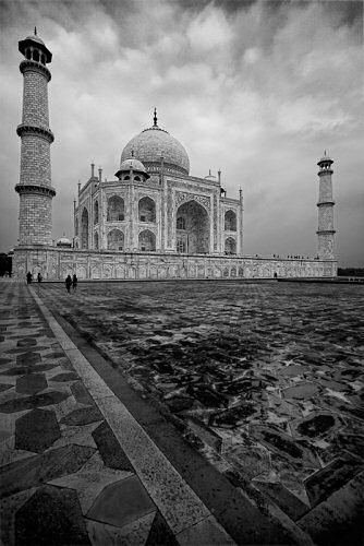 Agra,cyfrowo,czarno - białe,galeria,Indie,Nepal,Taj Mahal,wyprawa